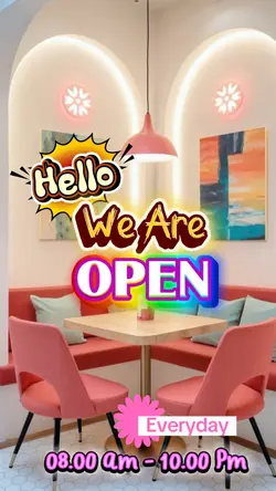 We Are Open
