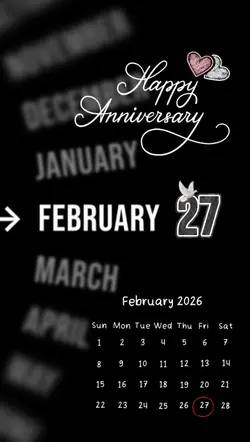 Anniversary 27 Feb