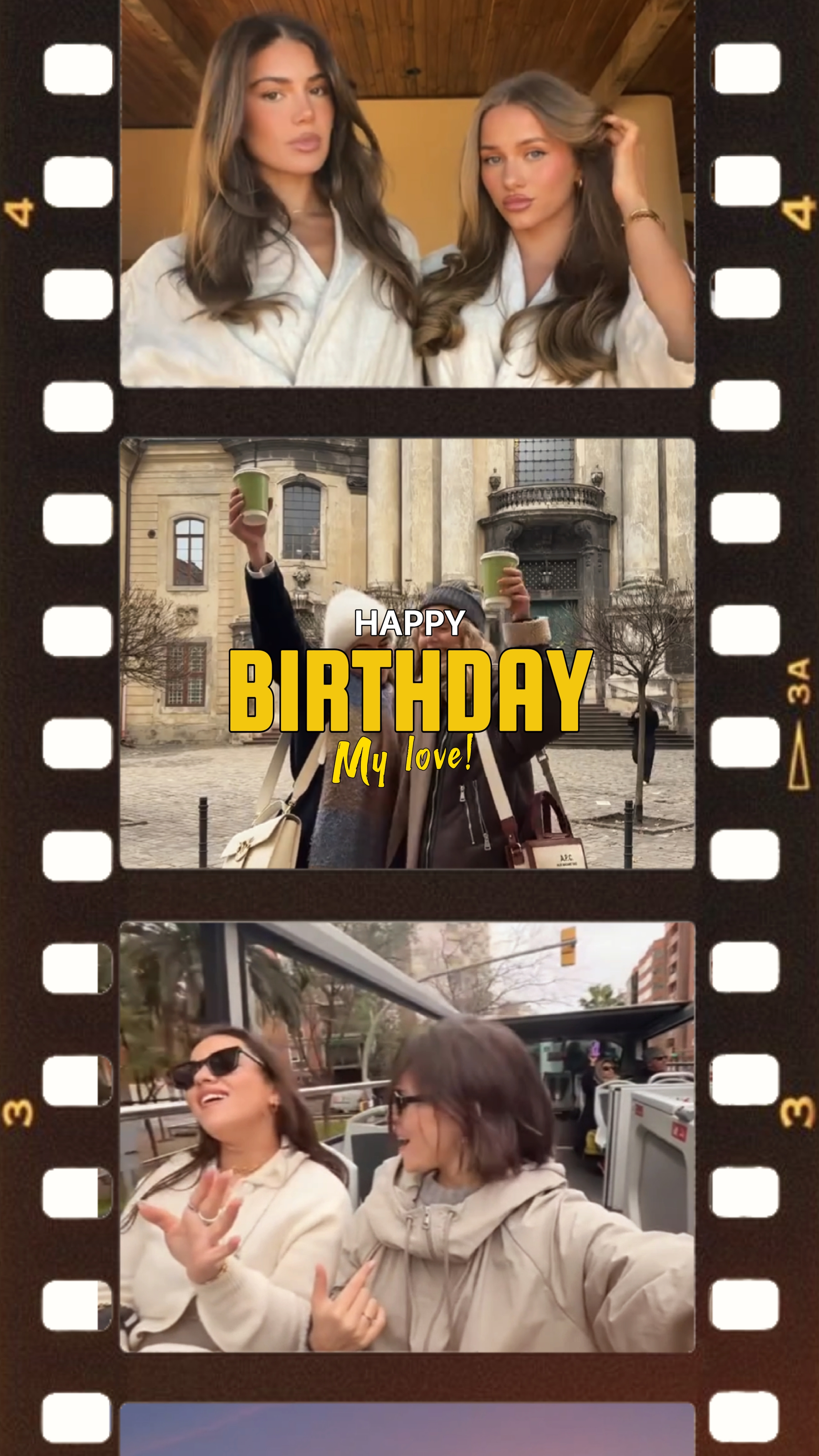 Feliz aniversário bff