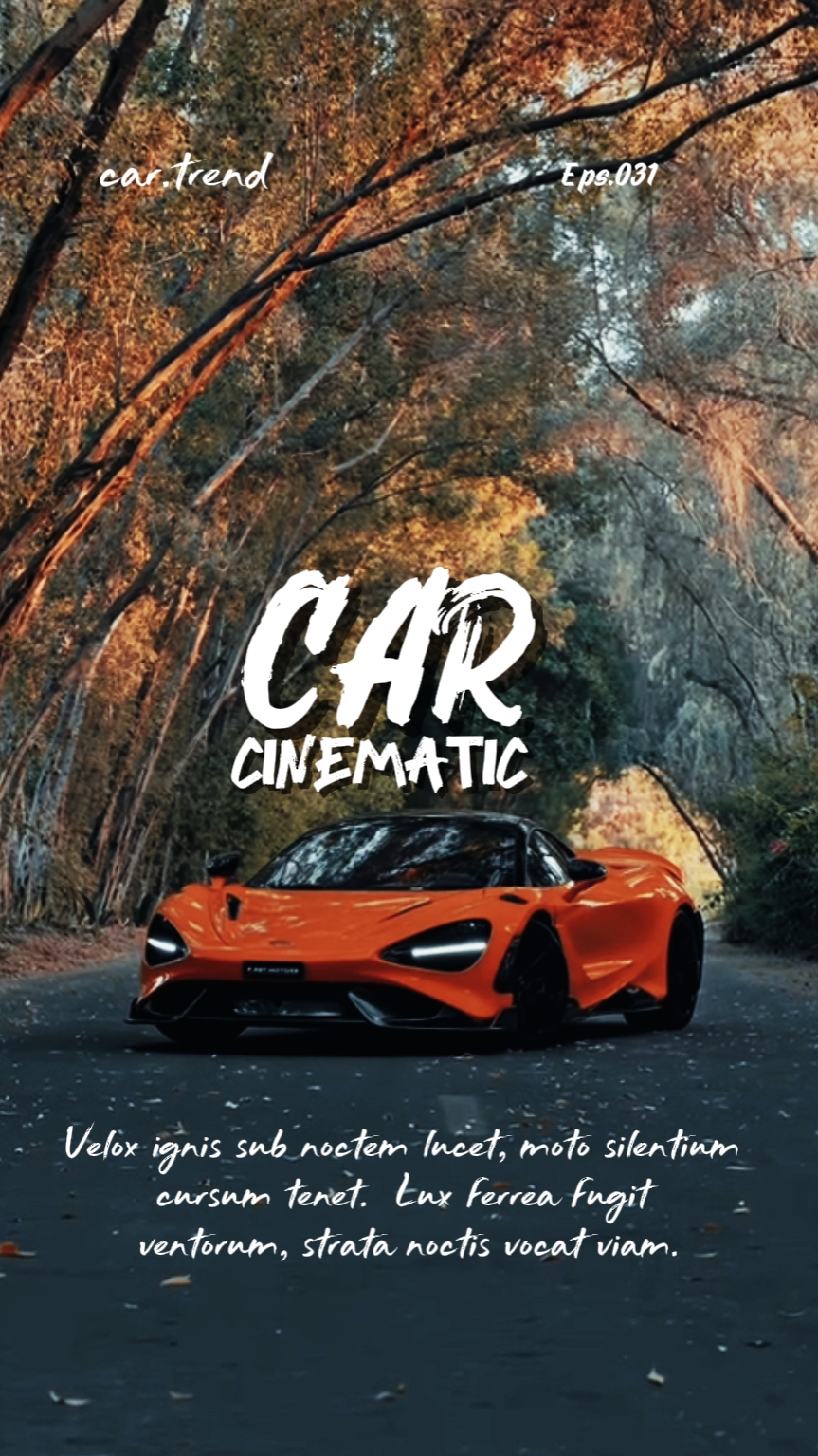 Car Cinematic 