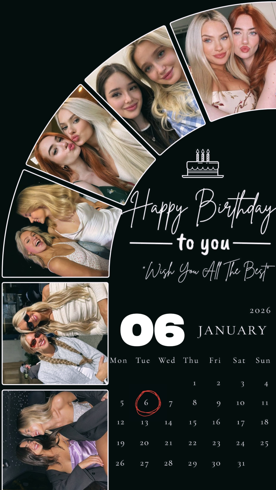 6 JANUARY BIRTHDAY 