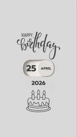 HBD 25 APRIL 2026