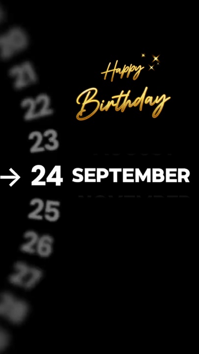 HBD 24 SEPTEMBER 
