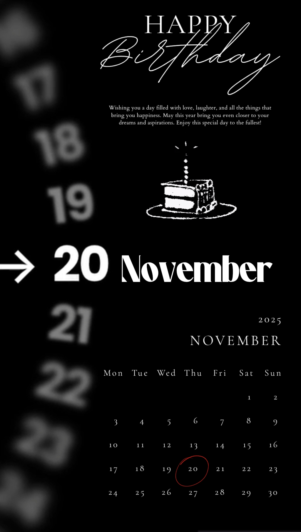 Happybirthday 20Nov