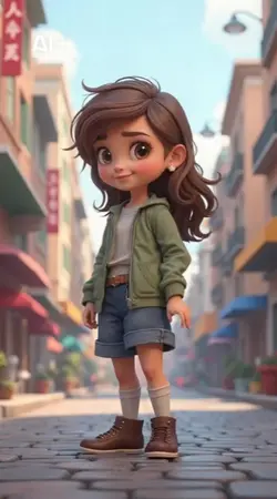AI karakter kartun