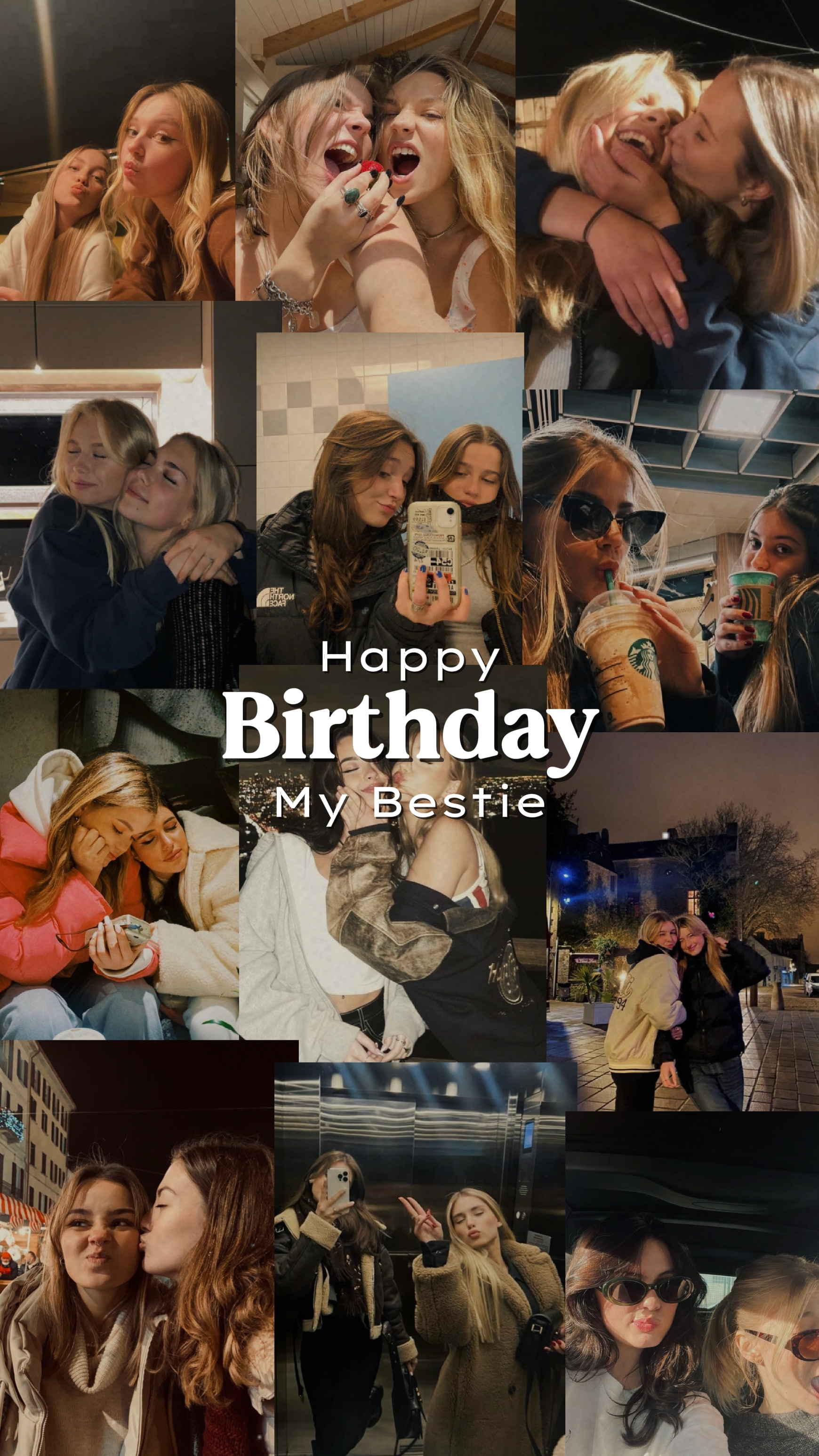 Aniversário minha melhor amiga