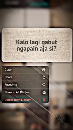 Kalo gabut ngapain