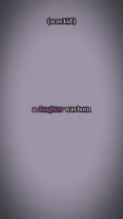 a daughter was born