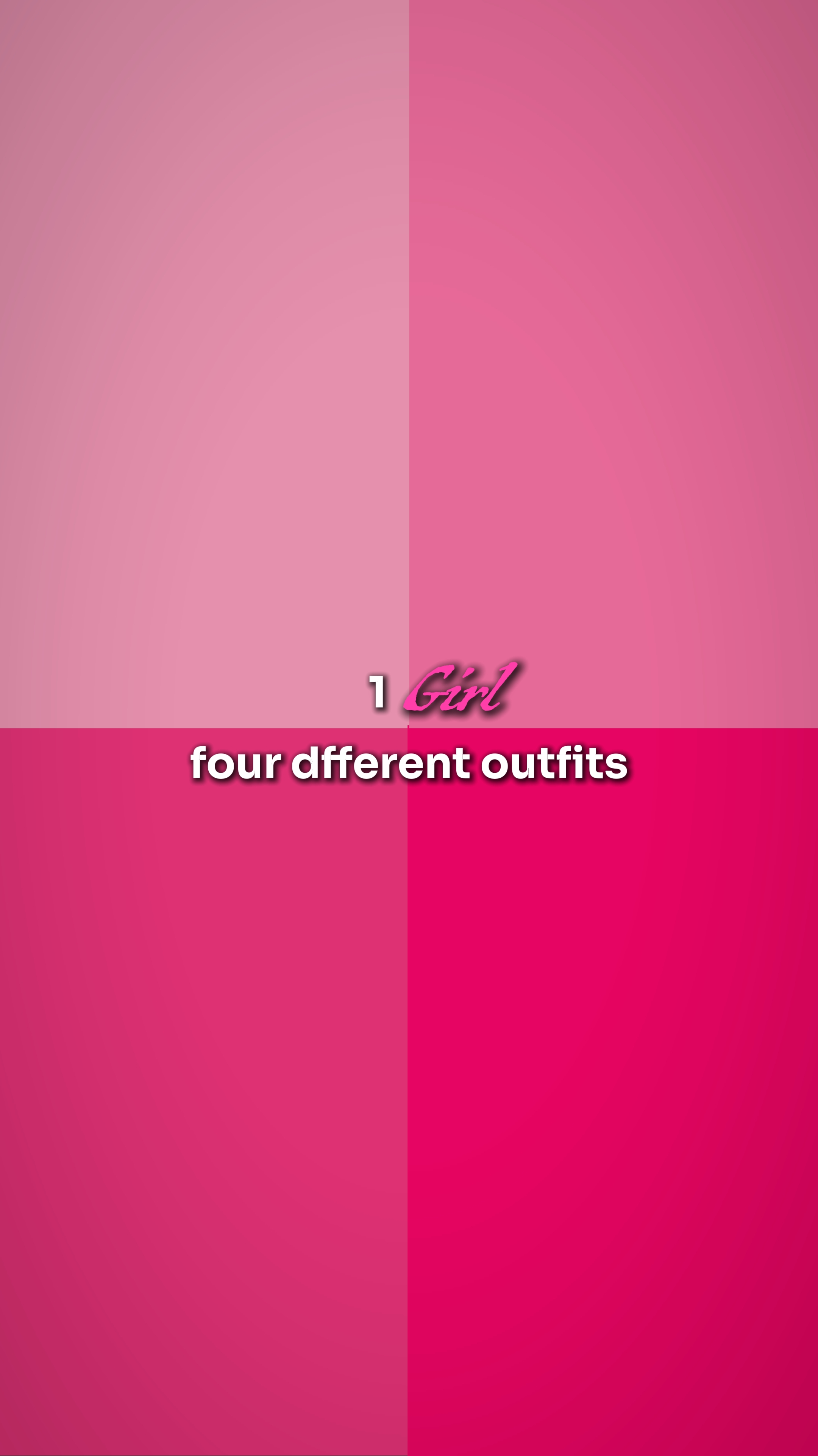 1girl4diffoutfits 