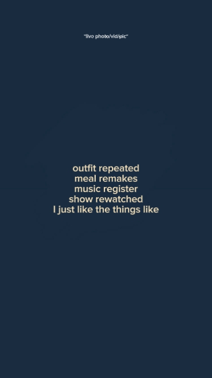 Outfit wiederholt