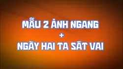 Mẫu 2 ảnh ngang