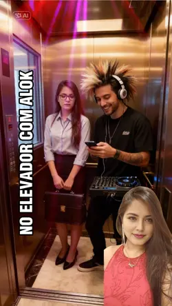 NO ELEVADOR COM ALOK