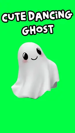 CUTE DANCING GHOST 