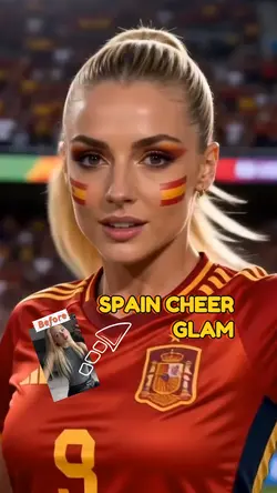 Spain cheer glam