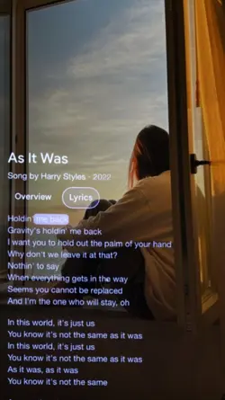 At It Was - lyrics 