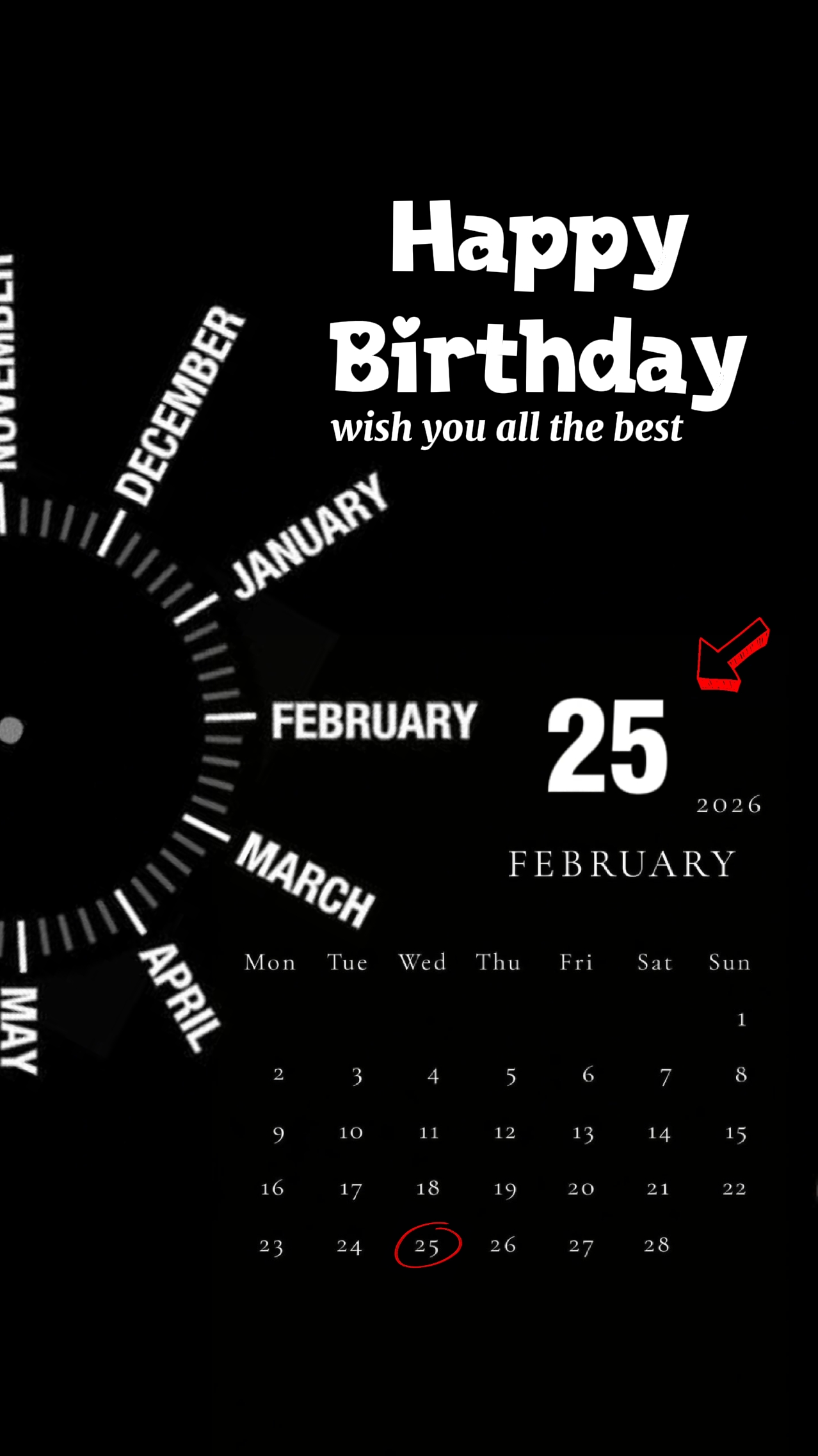 HBD 25 FÉVRIER 