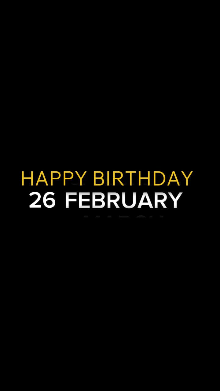CUMPLEAÑOS 26 DE FEBRERO