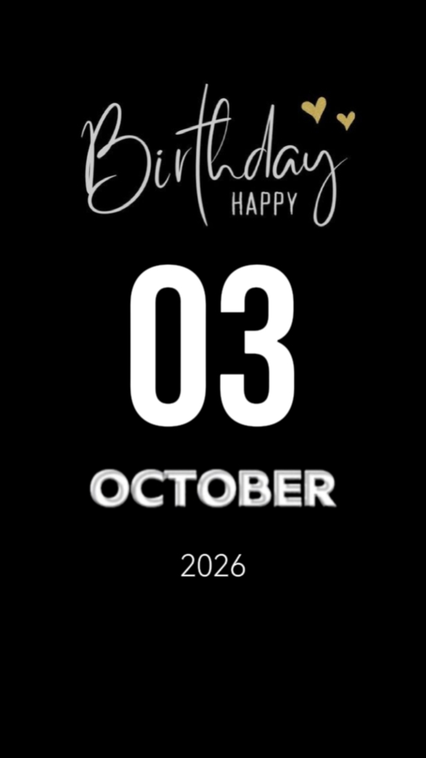Birthday 03 October 