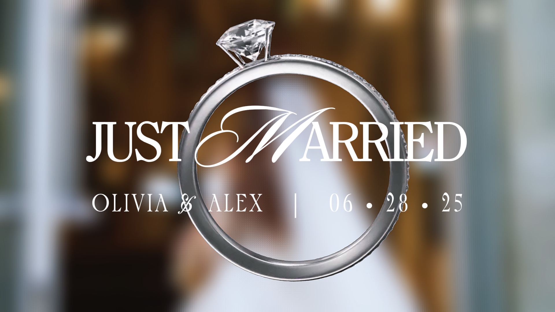 Anel de casamento jogado 