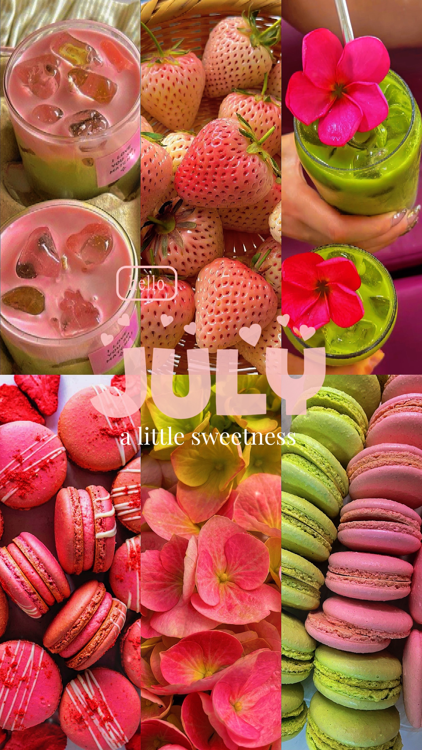 July in Pink Matcha