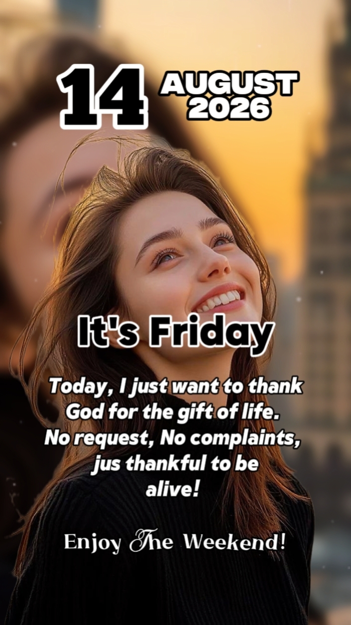 it's Friday 