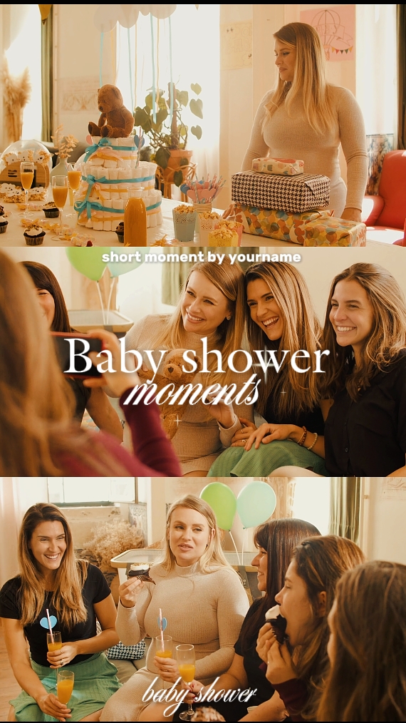 Baby shower moment 