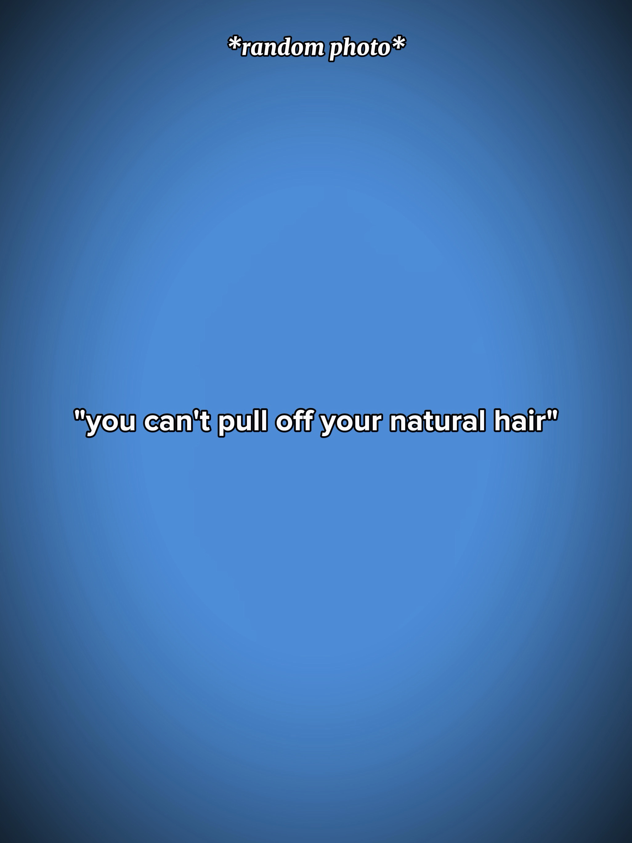 Cheveux naturels