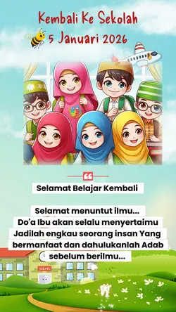 kembali ke sekolah

