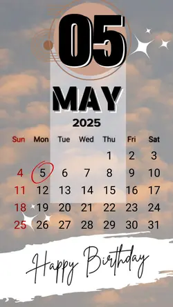 HBD 5 MAY 2025