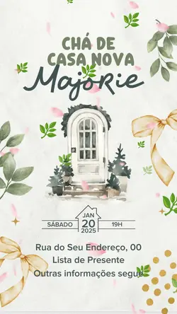 Convite Casa Nova