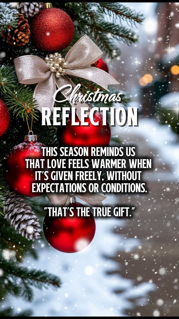 Reflexion über Weihnachten