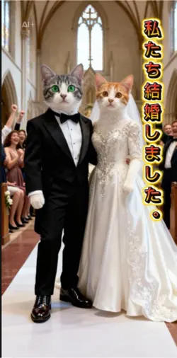 私たち結婚しました❤️