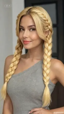Blonde Braid Hair