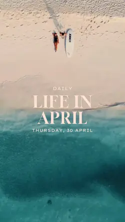 Daily life in april