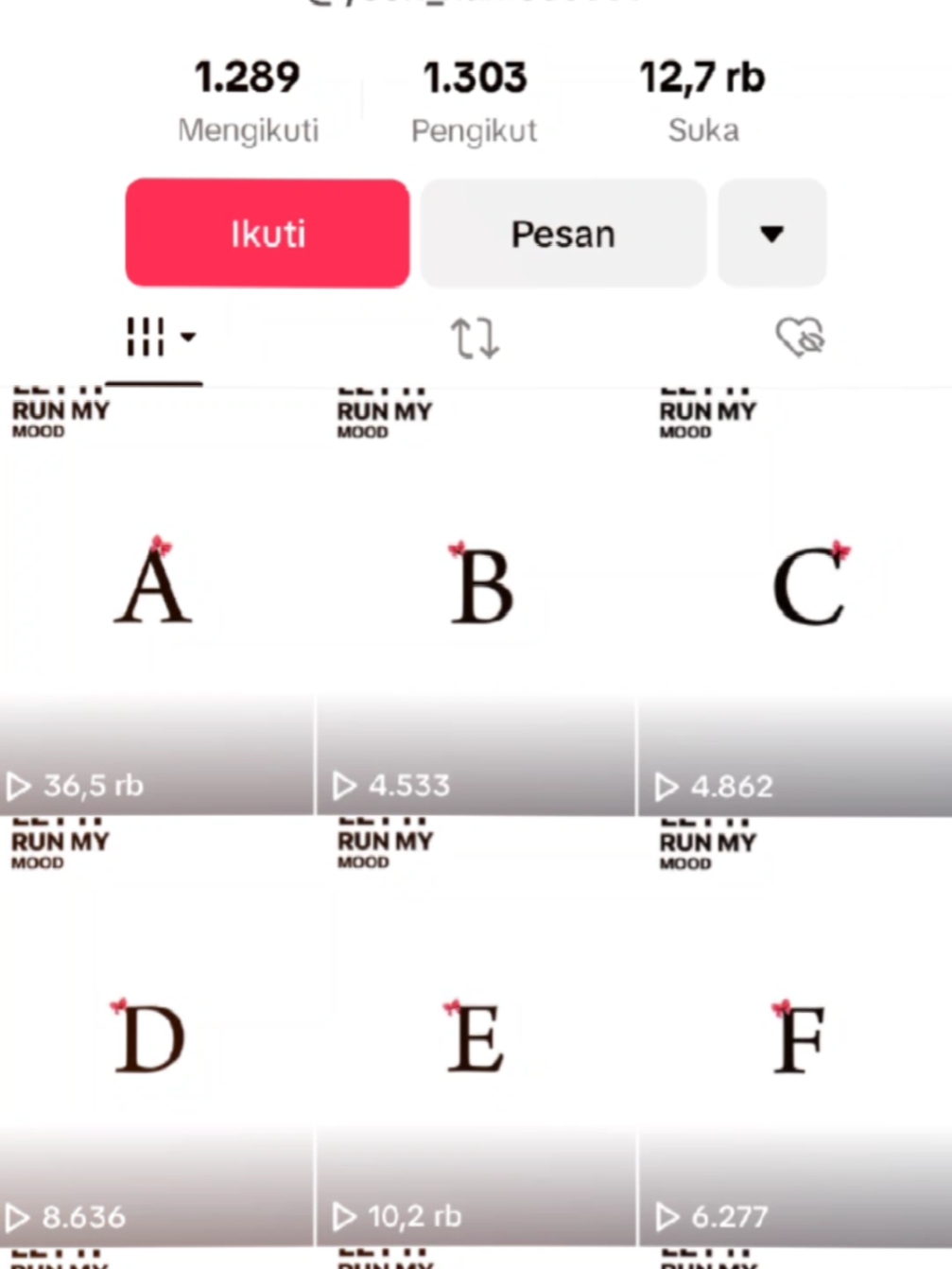 字母趋势