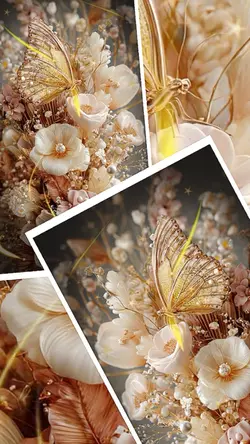 Butterflies/Flowers 