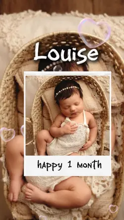 happy 1 months 
