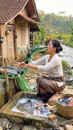 A WOMAN & A SNAKE