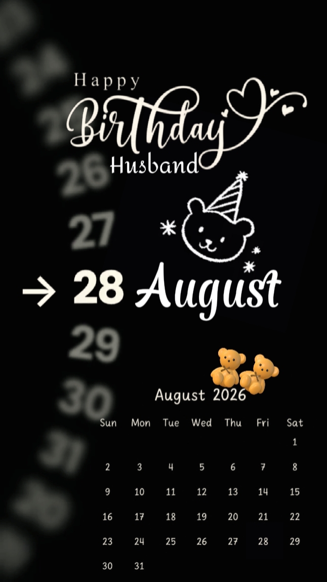 bdayhusband 28August