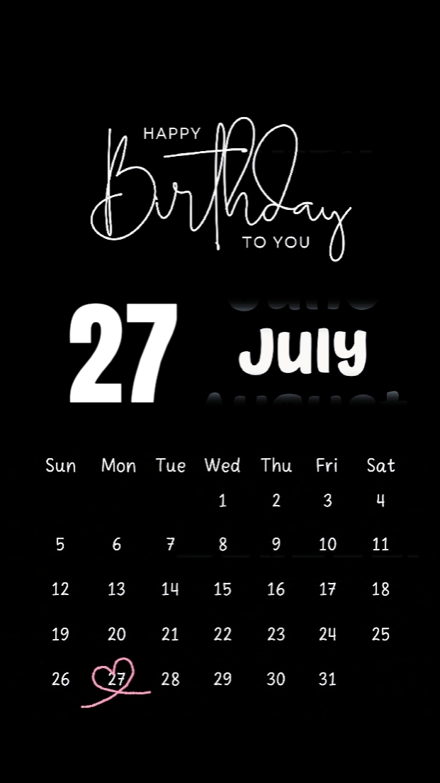 Hbd 27 de julho