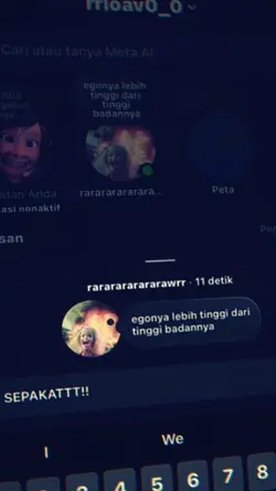 egonya lebih tinggi 