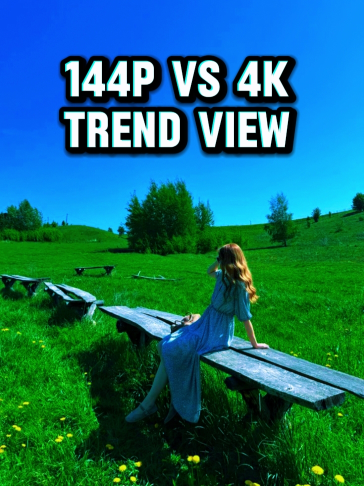 144p vs 4k Quality