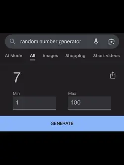 Number template