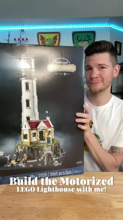 Build Lego Light House With Me