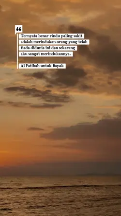 Al-fatihah utk bapa