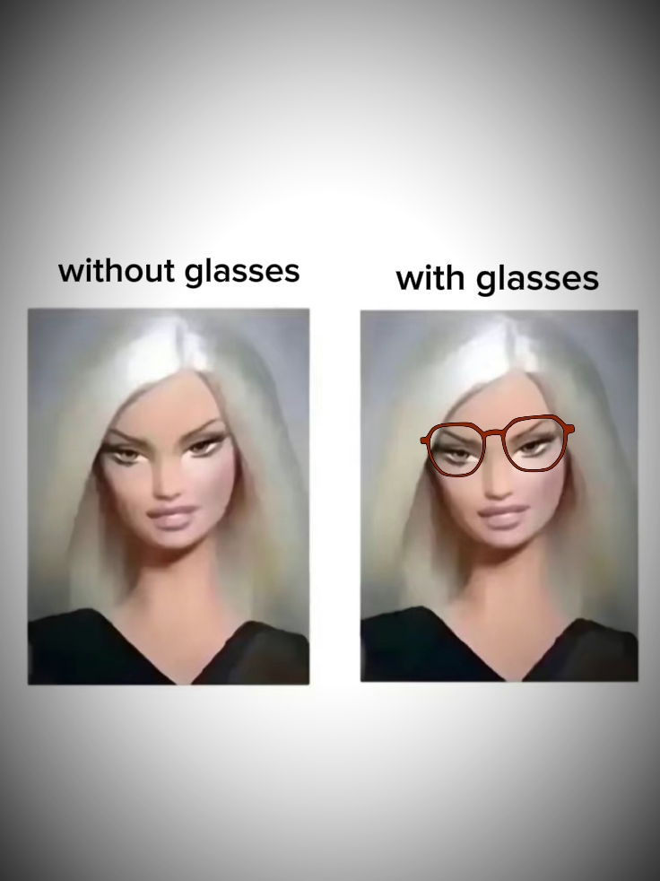avec / sans lunettes