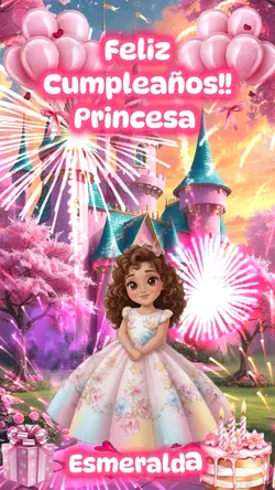 Princesa Cumple foto
