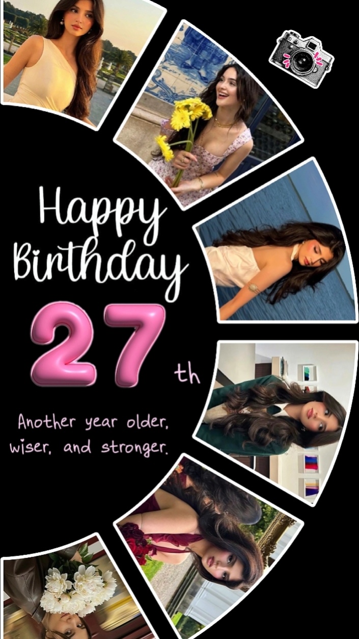 Alles Gute zum 27. Geburtstag