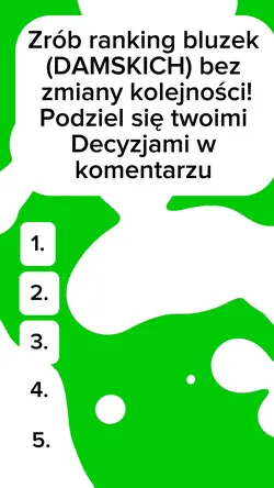 Ranking bluzek ❤️‍🔥