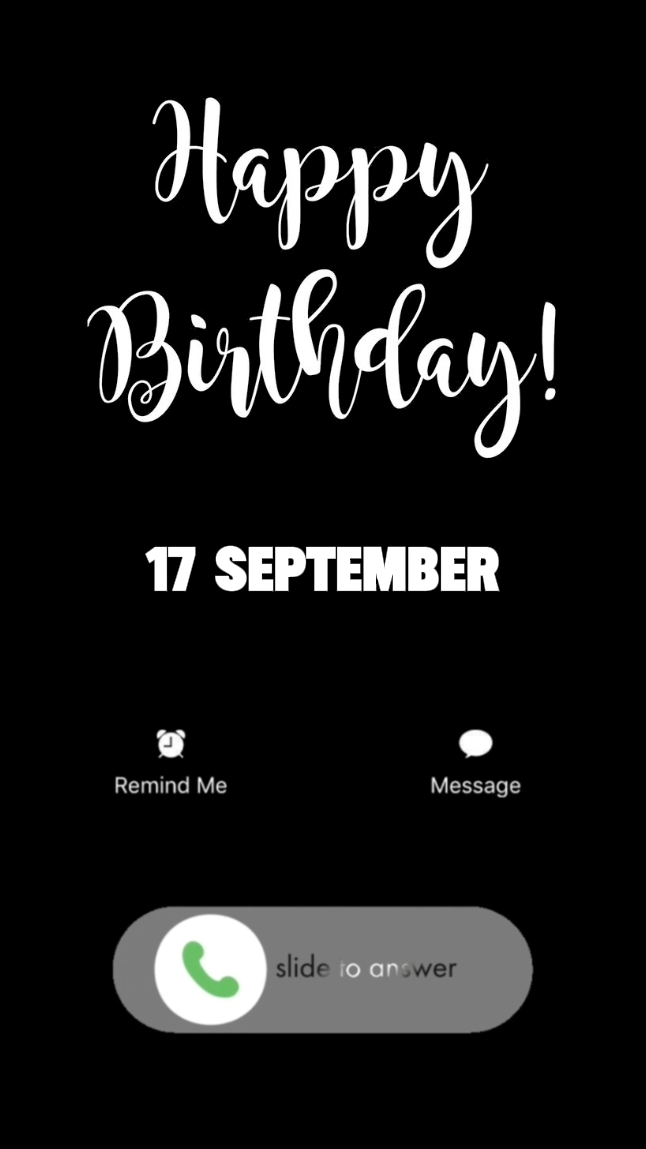 17 de septiembre Cumpleaños 